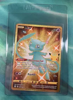 Pokemon Mew Celebrations 025/025 Secret Rare Holo EN NM - Image 1