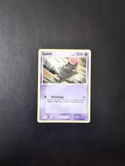 Carte Pokemon COMMUNE Spoink 65/106 EX Emeraude Bloc EX FR - Image 1