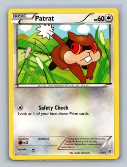 Patrat Common XY Trainer Kit: Bisharp & Wigglytuff 17/30 LP Pokemon - Image 1