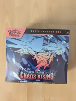 Chaos Rising ETB Factory Sealed - Pokemon TCG Free Ship Very Small Flaw On Box - Image 1