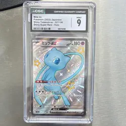 The Pokemon Company CGC 9 Mew ex 327/190 SV4a JP Shiny Secret Rare Holo 2023 - Image 1