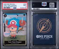 2025 One Piece Tony Tony.Chopper CS 25-26 Event Pack Championship #P-065 PSA 9 - Image 1