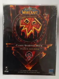WOW WORLD OF WARCRAFT Class Starter Deck - Tauren Shaman NEW SEALED ENG - Image 1