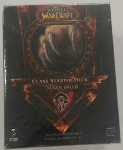 WOW WORLD OF WARCRAFT Class Starter Deck - Tauren Druid NEW SEALED ENG - Image 1