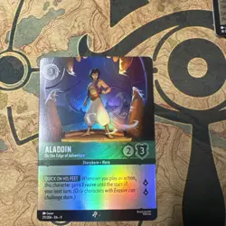 Aladdin - On the Edge of Adventure (Epic) 211/204 Winterspell Holo - Image 1