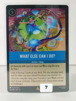 What Else Can I DoU - foil - Wilds Unknown #163 - LORCANA - NM - U Pick - Image 2