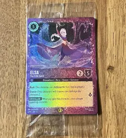 SEALED Elsa The Fifth Spirit Disney Lorcana TCG Foil PROMO card 6/P3 - Image 1
