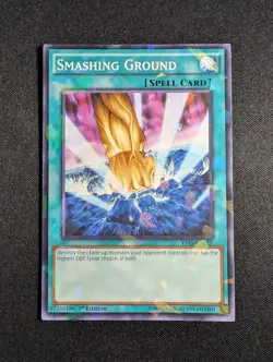 Yugioh - Smashing Ground YS15-ENL15 1st Edition Shatterfoil NM - Image 1