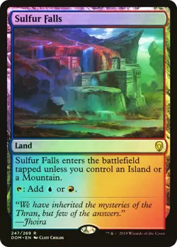 MTG NM+ Foil Sulfur Falls Dominaria #247 Magic Card - Image 1