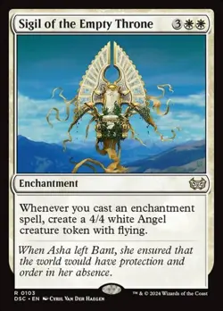 MTG - SIGIL OF THE EMPTY THRONE - Duskmourn Commander (R) - Image 1