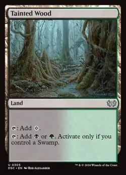 MTG - TAINTED WOOD - Duskmourn Commander (U) - Image 1