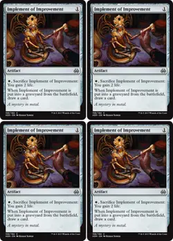 MTG - 4x IMPLEMENT OF IMPROVEMENT - Aether Revolt (C) - Image 1