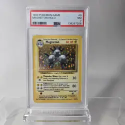 PSA 7 MAGNETON HOLO BASE SET 1999 #9 VINTAGE POKEMON - Image 1