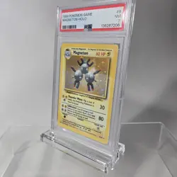 PSA 7 MAGNETON HOLO BASE SET 1999 #9 VINTAGE POKEMON - Image 2