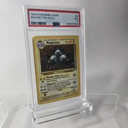 PSA 7 MAGNETON HOLO BASE SET 1999 #9 VINTAGE POKEMON - Image 3
