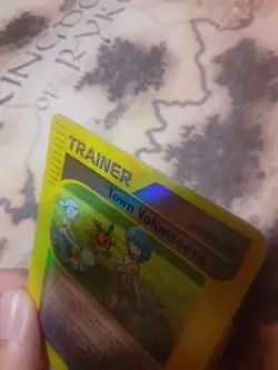 Pokemon Trainer Town Volunteers 136/147 Reverse Holo Aquapolis, HAS PLAY WEAR! - Image 2