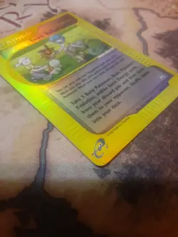 Pokemon Trainer Town Volunteers 136/147 Reverse Holo Aquapolis, HAS PLAY WEAR! - Image 4