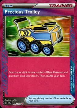 Precious Trolley - ACE SPEC - Surging Sparks 185/191 - MINT - Pokemon - Image 1