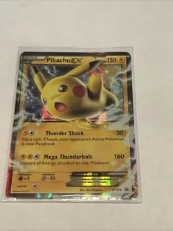 Pokemon Pikachu EX XY174 Black Star Promo - Image 1