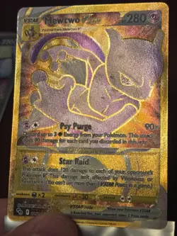 Mewtwo V Alt Full Art & Mewtwo VStar Gold - DAMAGED READ DESCRIPTION Pokemon TCG - Image 5
