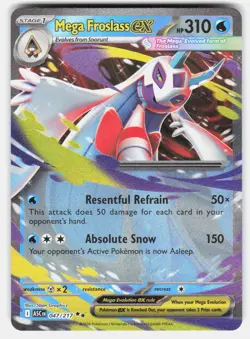 Mega Froslass ex 047/217 Double Rare Ascended Heroes Pokemon Holo Near Mint - Image 1