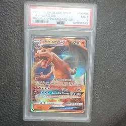 PSA 9 Charizard GX SM Black Star Promo SM195 2017 Holo Pokemon TCG - Image 1