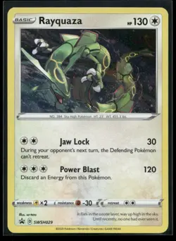 Rayquaza SWSH029 Holo Sword & Shield Promo NM/M Pokemon - Image 1