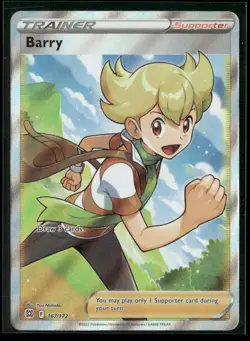 Barry 167/172 Ultra Rare Brilliant Stars Pokemon NM/M - Image 1