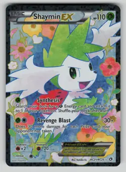 Shaymin EX (Full Art) RC21/RC25 Legendary Treasures: Radiant Collection Holo NM - Image 1