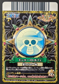 Monkey D Luffy PJ-005-W One Piece Data Carddass PROMO One Py Berry Match TCG CCG - Image 2