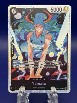 One Piece OP16 Yamato SR OP16-098 Land of Wano The Time Is Battle - Image 2