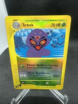 Pokemon Card Arbok Expedition 35/165 Reverse Holo MP - Image 1