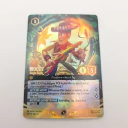 Disney Lorcana Woody - Jungle Guide Promo 54/P3 Amber Foil Promo Card - Image 3