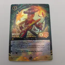 Disney Lorcana Woody - Jungle Guide Promo 54/P3 Amber Foil Promo Card - Image 4