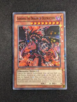 Yugioh - Gandora the Dragon of Destruction SP13-EN041 1st Starfoil Rare MP - Image 1