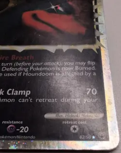 Pokemon Card HGSS Undaunted Houndoom 82/90 Holo Prime Rare - Image 3