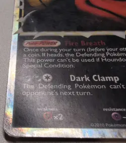Pokemon Card HGSS Undaunted Houndoom 82/90 Holo Prime Rare - Image 4