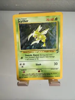 Pokemon TCG Scyther Jungle 10/64 Holo Unlimited Holo Rare - Image 1