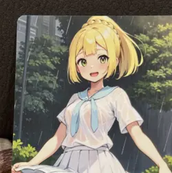 CUSTOM LILLIE POKEMON CARD UNCENSORED - Image 1