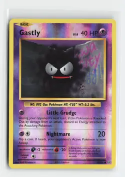 Gastly 47/108 Common XY - Evolutions Reverse Holofoil Pokemon NM - Image 1