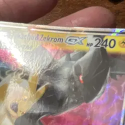 Pokemon TCG Pikachu & Zekrom GX Sm-Team Up 33/181 Ultra Rare Holo ENG 240 HP - Image 2