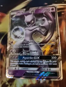 Pokemon TCG Mewtwo GX Shining Legends 39/73 Holo Ultra Rare - Image 1