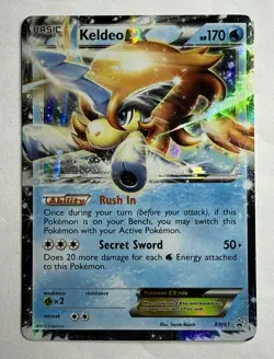 Pokemon TCG Keldeo EX 45/113 Ultra Rare XY Boundaries Crossed - Image 1