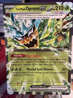 Teal Mask Ogerpon ex 025/167 - Twilight Masquerade - Pokemon TCG - Double Rare - Image 1