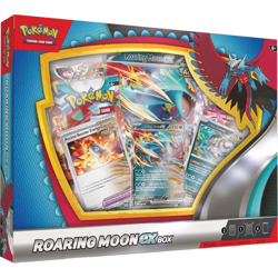 Pokemon TCG Roaring Moon ex Box FACTORY SEALED NEW 4 PACKS! - Image 1
