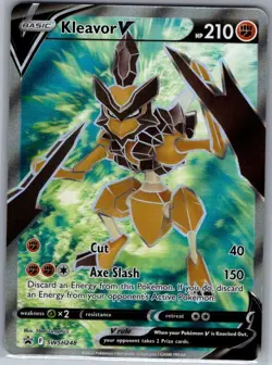 Kleavor V (Full Art) - SWSH248 Sword & Shield Promo Cards - Pokemon Card - NM - Image 1