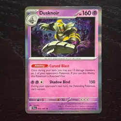 Dusknoir 020/064 Pokemon Shrouded Fable Scarlet & Violet Rare Holo NM - Image 1