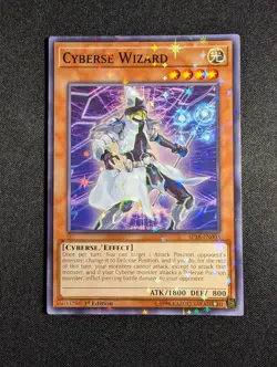 Yugioh - Cyberse Wizard SP18-EN003 1st Edition Starfoil Rare NM - Image 1