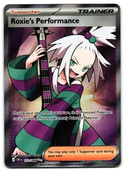 Roxie's Performance 112/086 - 🌊 Chaos Rising Ultra Rare Pokemon TCG 🖤 - M/LP - Image 1