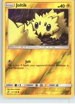 Joltik 61/236 Common Unified Minds Pokemon Reverse Holo Lightly Played - Image 1